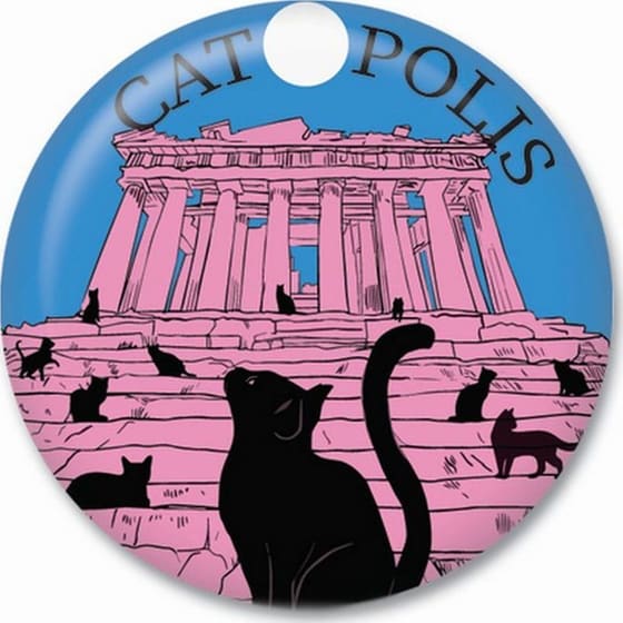 Μαγνήτης GNF THINKOFGREECE Catόπολις 3.8 cm image 0