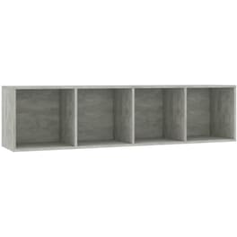 Έπιπλο Τηλεόρασης VidaXL από Μοριοσανίδα 143x30x36cm - Γκρι