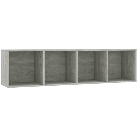 Έπιπλο Τηλεόρασης VidaXL από Μοριοσανίδα 143x30x36cm - Γκρι image 0
