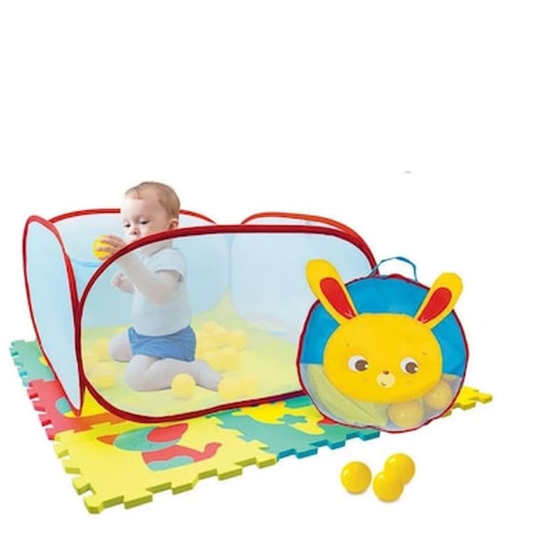 Ludi Μπαλοπισίνα Pop-up Και Δάπεδο Ασφαλείας Με 25 Μπαλάκια – 99005