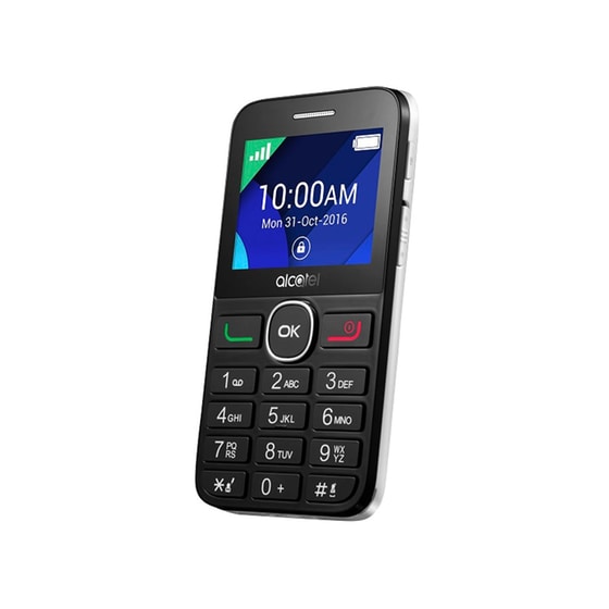 Alcatel 2008G Μαύρο/Λευκό image 1