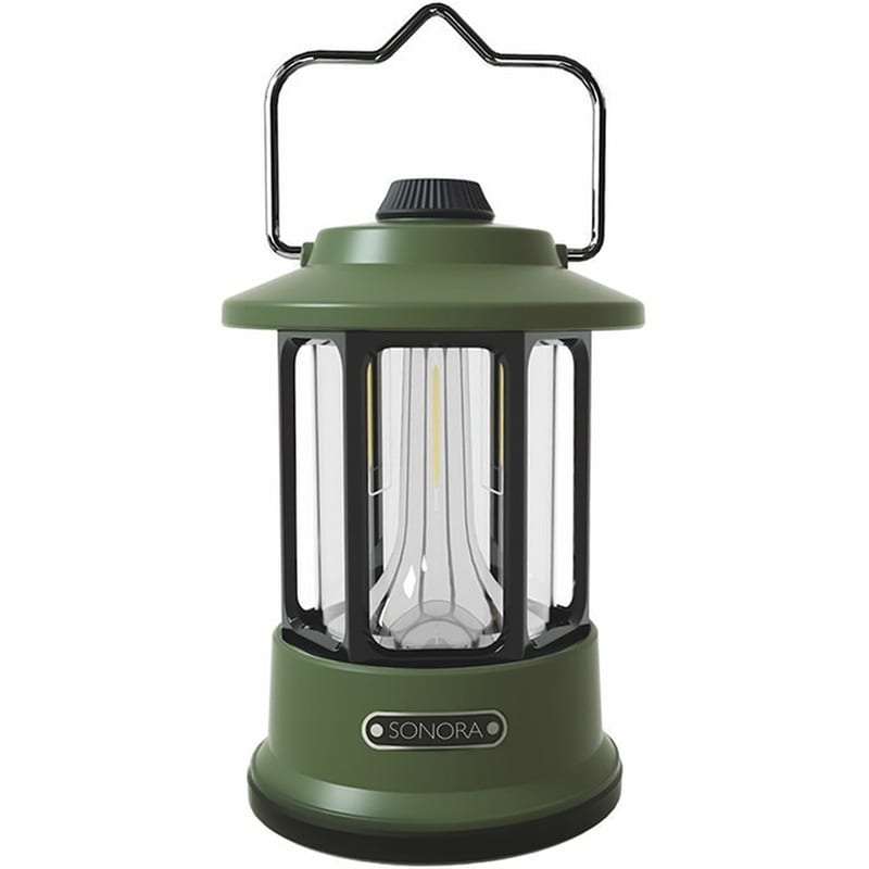 Sonora Amelia Φανάρι Led Επαναφορτιζόμενο για Camping με Φακό Powerbank 170lm 5W Χακί