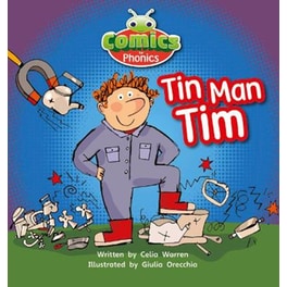 Bug Club Comics for Phonics Reception Phase 2 Set 02-02 A Tin Man Tim Set 01-02 Pink A
