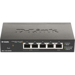 D-Link DGS-1100-05PDV2 Network Switch Managed Gigabit Ethernet (1000 Mbps) 5-Port PoE Support