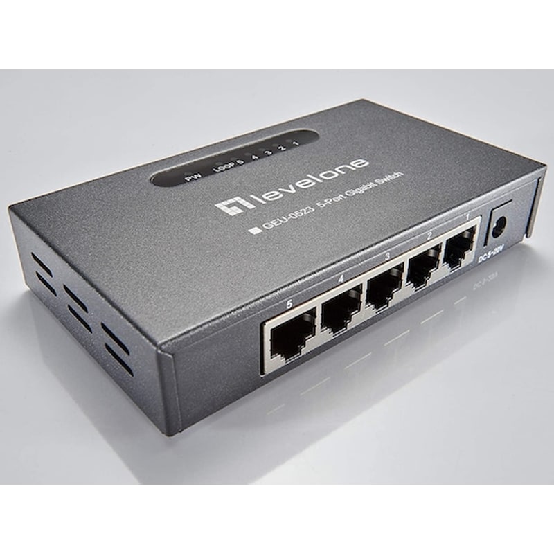 LEVEL ONE LevelOne GEU-0523 Network Switch Unmanaged Gigabit Ethernet (1000 Mbps)