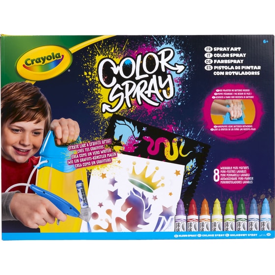 Σετ Ζωγραφικής Crayola Color Spray Σούπερ Αερογράφος image 2