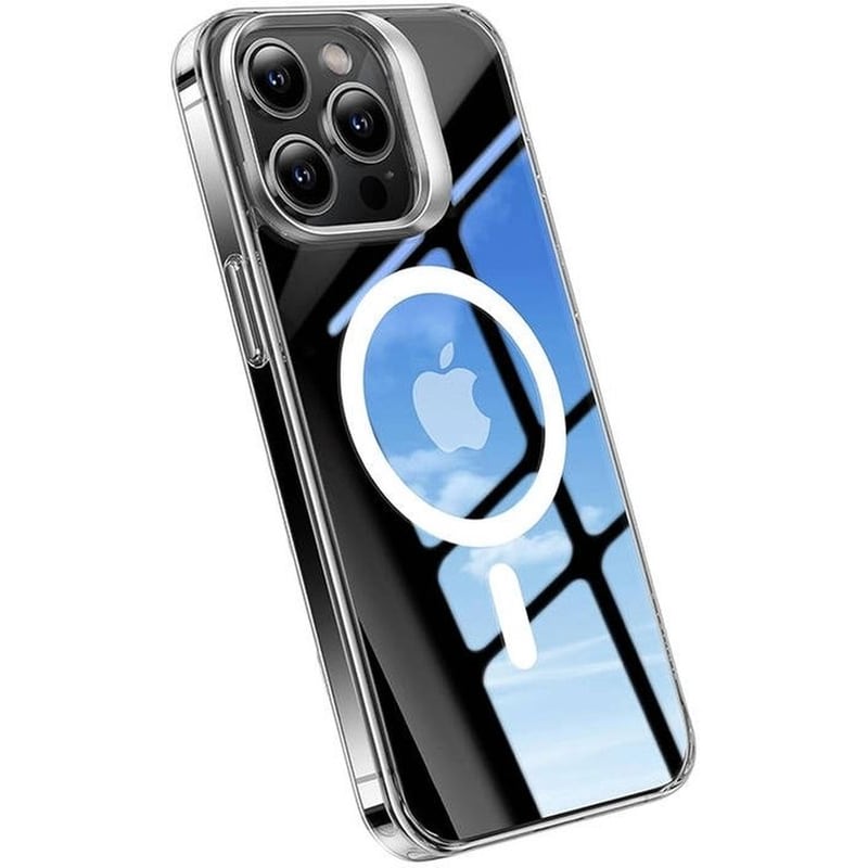 TORRAS Θήκη Apple iPhone 15 - TORRAS Upro Lstand Clear-Mag Case με MagSafe - Διάφανο