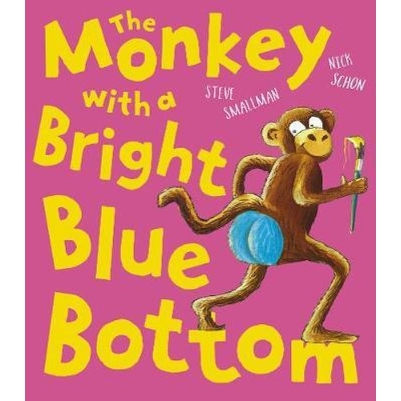 Monkey with a Bright Blue Bottom