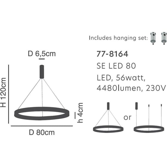 Φωτιστικό Οροφής Led Dimmable Homelighting Amarylis 77-8164 από Αλουμίνιο - Ασημί image 3