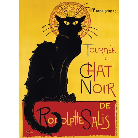 Παζλ Eurographics Théophile Alexandre Steinlen: Black Cat (1000 Κομμάτια) image 1