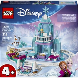 LEGO® Disney Frozen Περιπέτεια στο Κάστρο Πάγου της Έλσας & στη Χιονισμένη Τροχιά (43281)