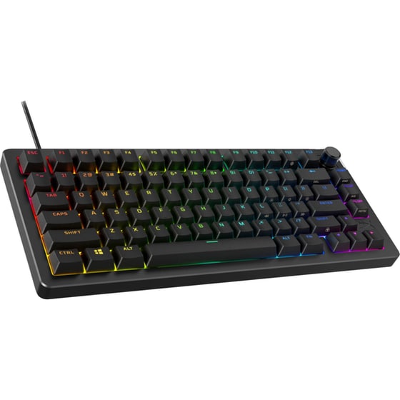 Hyperx Alloy Rise 75 Gaming Μηχανικό Ενσύρματο Πληκτρολόγιο RGB Μαύρο Αγγλικά (US) image 1