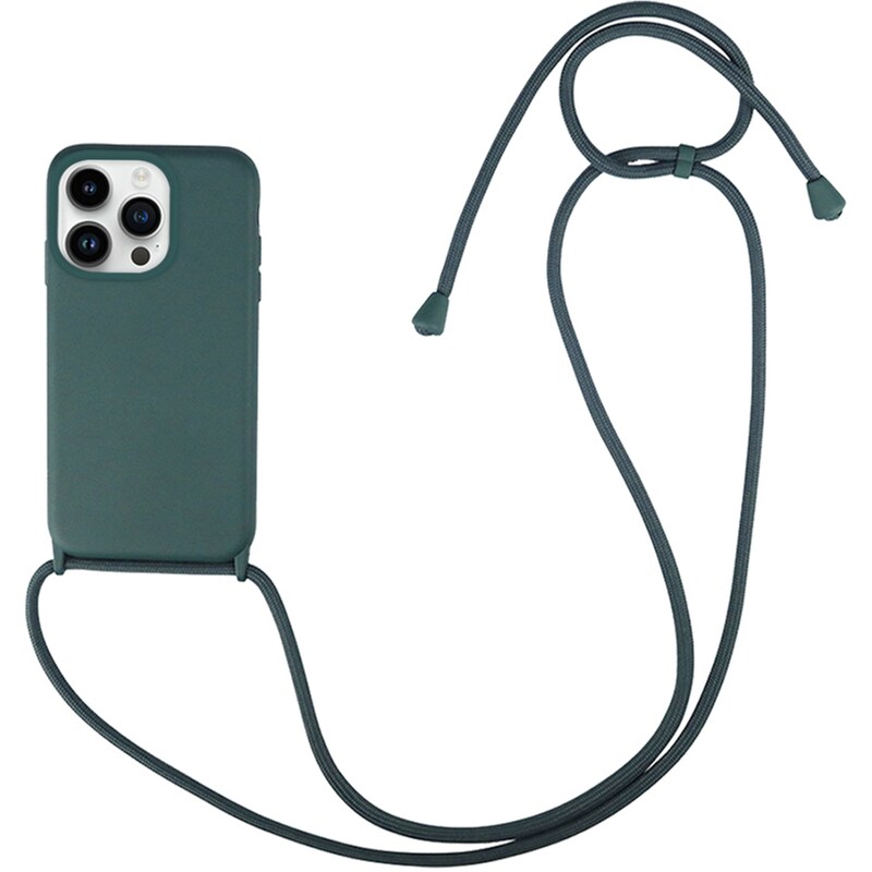 MY COLORS Θήκη Apple iPhone 14 Pro - My Colors CarryHang Strap - Πράσινο Σκούρο