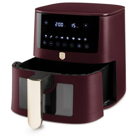 BERLINGER HAUS BH-9489 με Αποσπώμενο Κάδο 1400 W 5 L Κόκκινο Φριτέζα Αέρος image 2