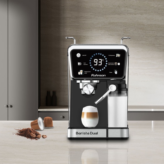 ROHNSON R-98082 1350W 20bar Μηχανή Espresso image 10