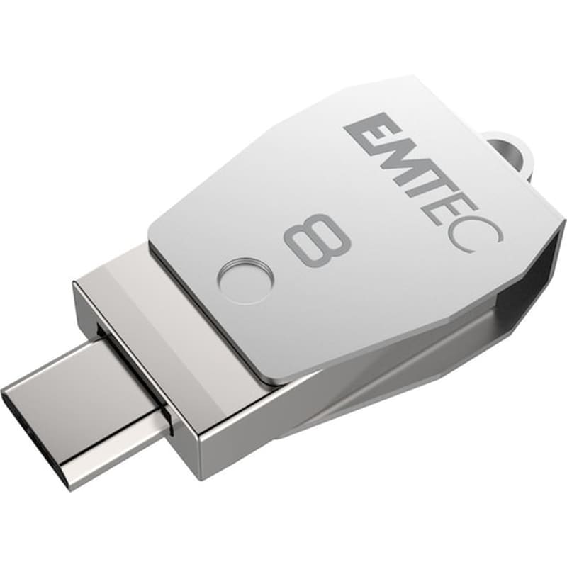 Emtec T250B Mobile Go 8GB USB 2.0 Stick Γκρι