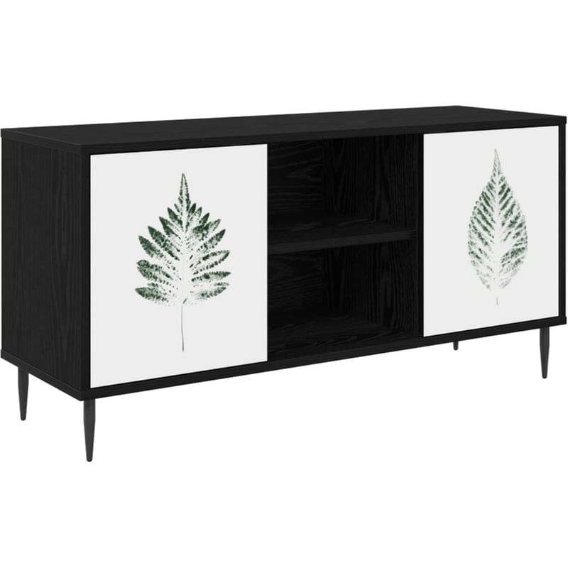 Έπιπλο Τηλεόρασης VidaXL HANAU 102 x 33 x 51 cm - Μαύρη Δρυς