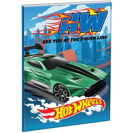 Τετράδιο Καρφίτσα Gim Β5 Hot Wheels 40 Φύλλων