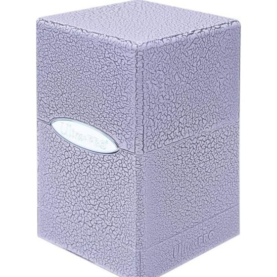 Ultra Pro Deck Box Satin Tower Ivory Crackle image 0