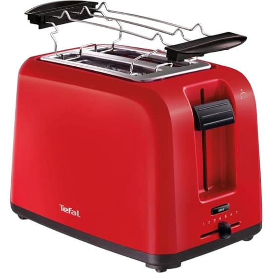 Tefal Διπλή Φρυγανιέρα Τοστιέρα Με Ισχύ 800w Με Δίσκο Συλλογής Υπολειμμάτων, Tt1a2510 image 0