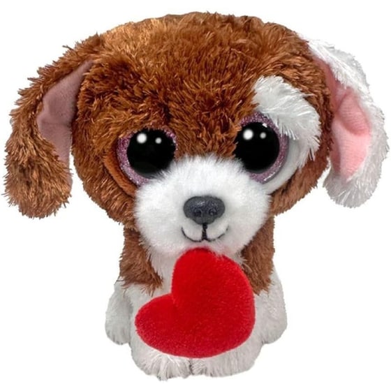 Χνουδωτό&nbsp;TY Beanie&nbsp;Boos&nbsp;Σκύλος&nbsp;με Καρδιά&nbsp;15cm image 0