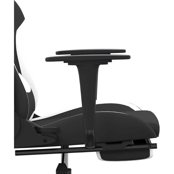 Καρέκλα Gaming VIDAXL 345508 με Υποπόδιο - Μαύρο image 7