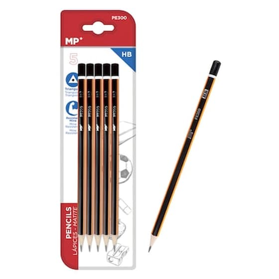 Μολύβι Mp HB Πορτοκαλί (5 Τεμάχια) image 0