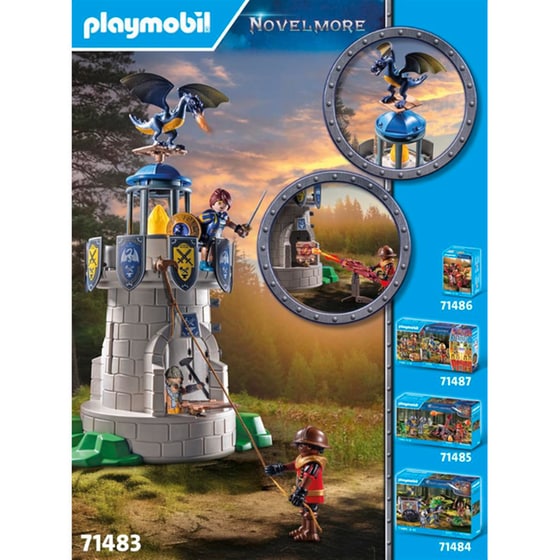 PLAYMOBIL® Novelmore Πύργος Ιπποτών με δράκο και σιδηρουργό (71483) image 8