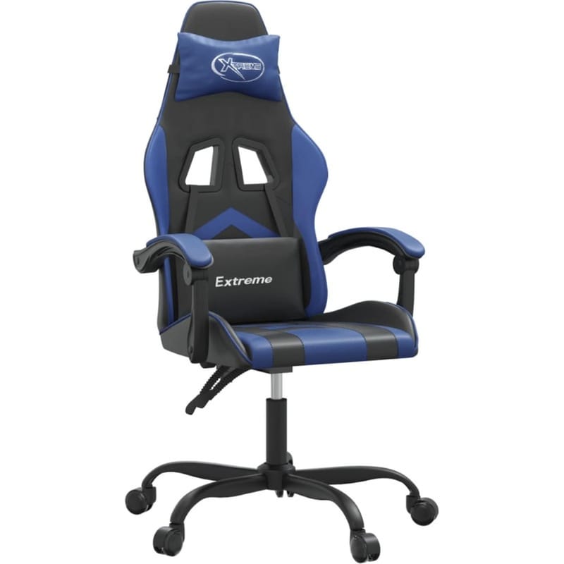 Καρέκλα Gaming VIDAXL 349591 από Τεχνητό Δέρμα - Μαύρο
