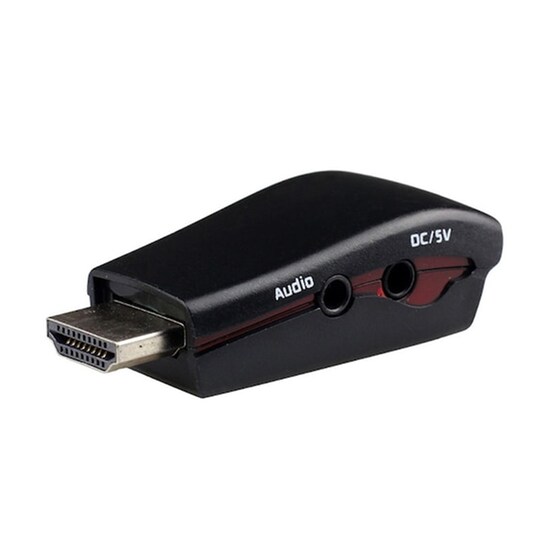 Αντάπτορας Powertech HDMI Male σε VGA / 3.5mm Female image 0