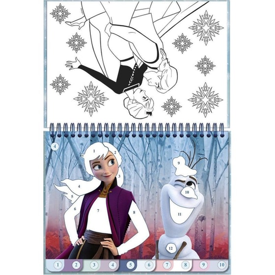 Βιβλίο Ζωγραφικής Totum Frozen Sticker Number Pad image 1