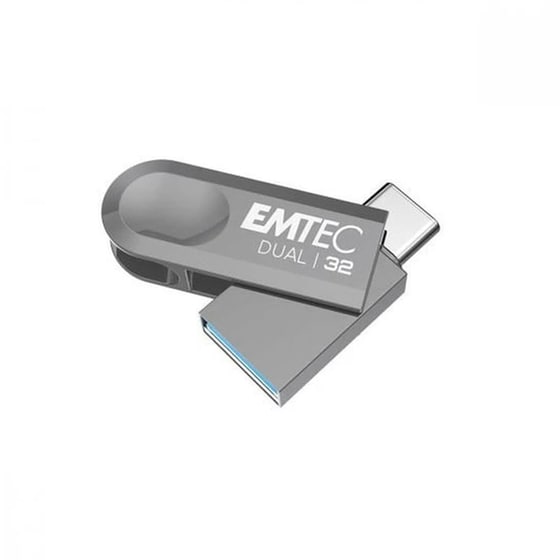 Emtec 32 GB USB 3.2 Stick  - Ασημί image 1
