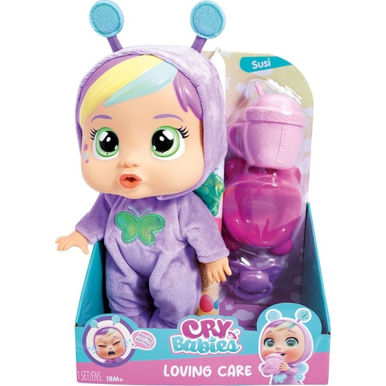 Παιχνιδολαμπάδα Cry Babies Κλαψουλίνια Αγαπουλίνια Loving Care Διαδραστική Κούκλα που Κλαίει με Αληθινά Δάκρυα - Τυχαία Επιλογή image 1