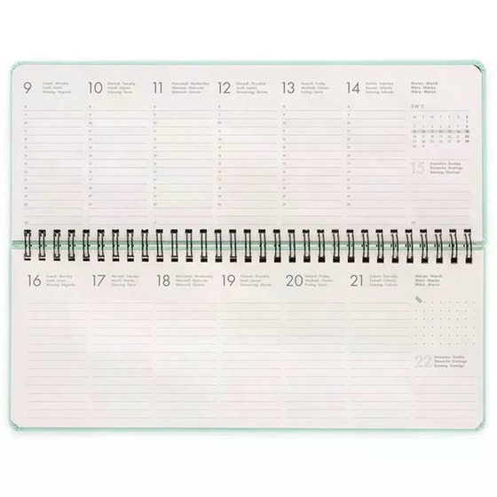 Ημερολόγιο Desk Planner Legami 2026 12Μ Pastel Mint image 2