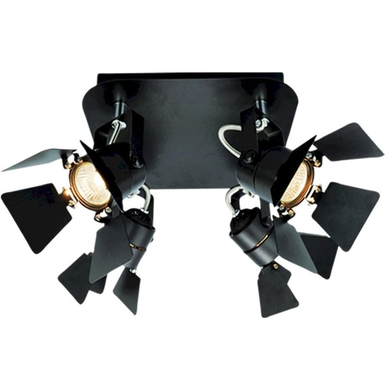 HOMELIGHTING Σποτ Πολύφωτο Homelighting Mystic 77-2211 Μεταλλικό - Μαύρο