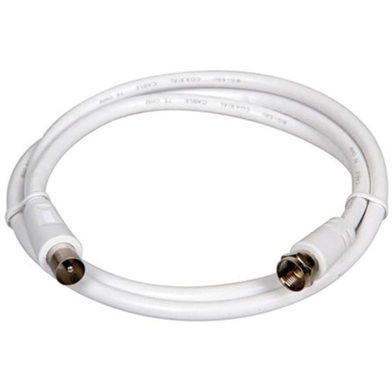 Καλώδιο Κεραίας Lampa 1m-Λευκό LAMPA