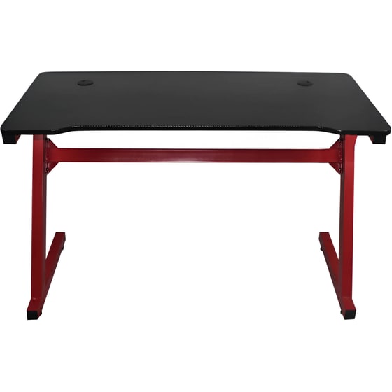 Γραφείο Gaming Woodwell από Carbon Fiber 120x60cm - Κόκκινο/Μαύρο image 1