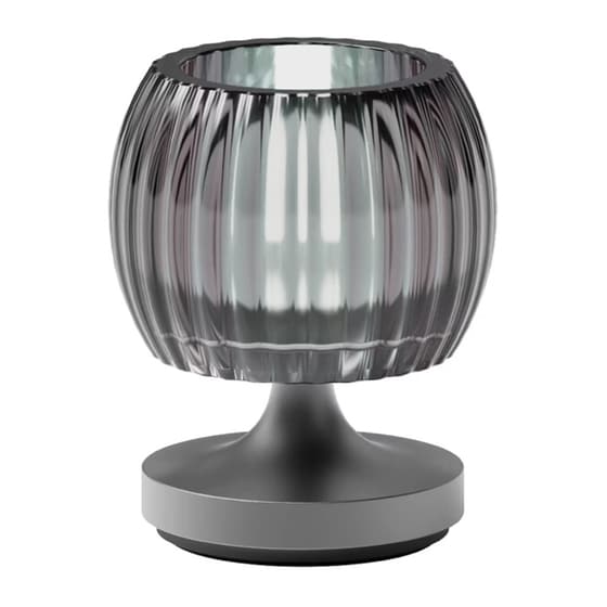 Λάμπα Stylistic Επιτραπέζια S Waves Gun Metal image 0