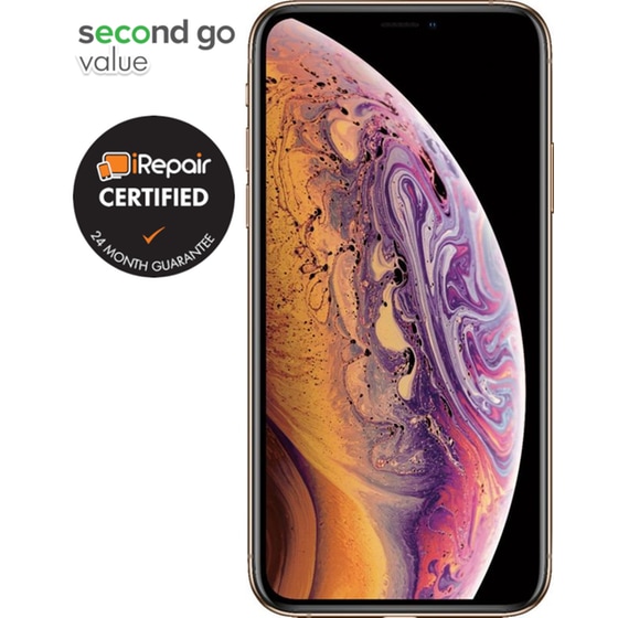 Μεταχειρισμένο Apple iPhone XS 256GB Gold second go value Certified by iRepair image 1