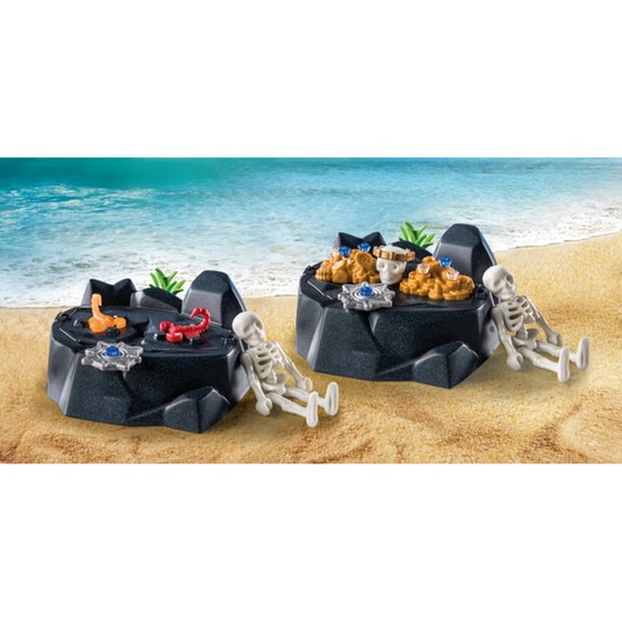 PLAYMOBIL® Pirates Starter Pack Πειρατής με βαρκούλα και θησαυρό (71254) image 6