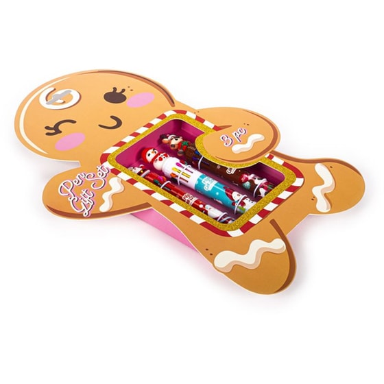 Στυλό Tri-Coastal Πολλαπλών Χρωμάτων Xmas (3 Τεμάχια) image 1