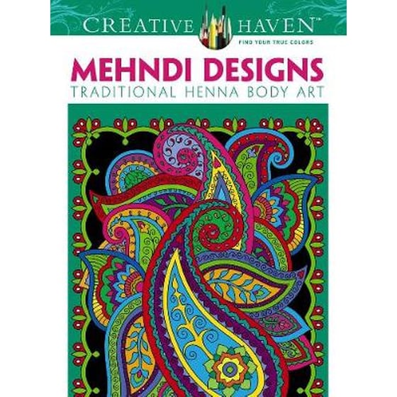 Creative Haven Mehndi Designs Coloring Book image 0