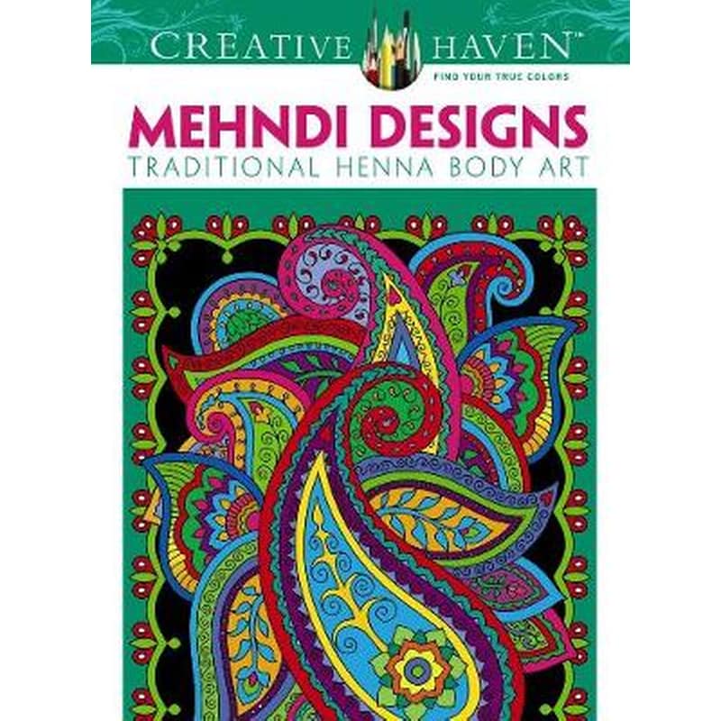 Creative Haven Mehndi Designs Coloring Book