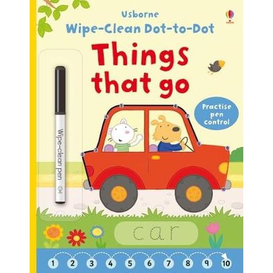 Wipe-clean Dot-to-dot Things that Go image 0