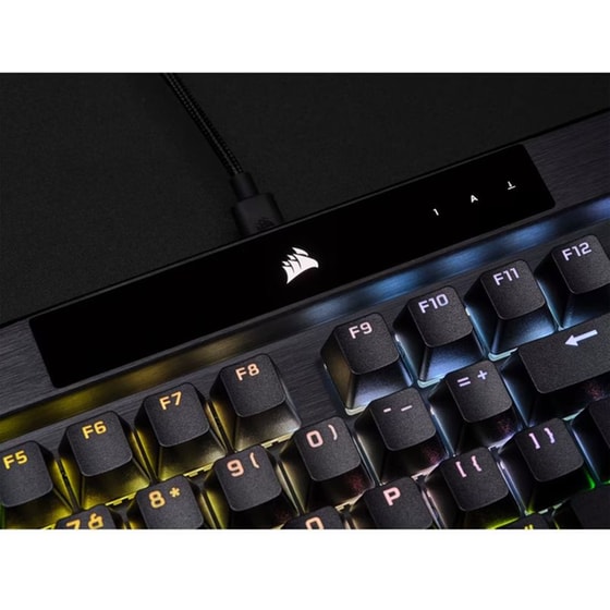 Corsair K70 RGB Pro Gaming Μηχανικό Ενσύρματο USB Πληκτρολόγιο RGB Μαύρο (US) image 6
