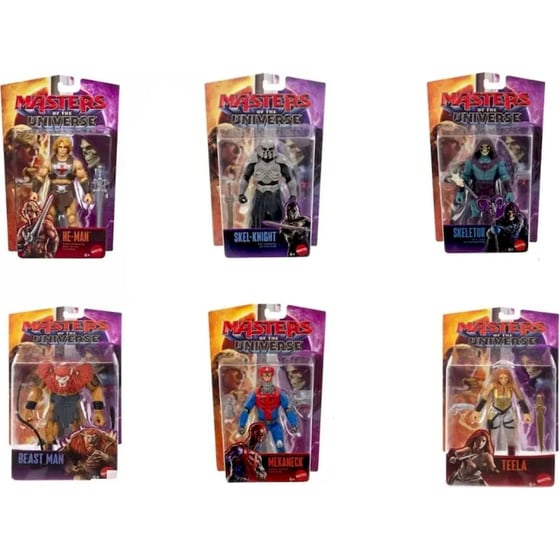 Φιγούρες Δράσης Masters Of The Universe 6 Σχέδια - Τυχαία Επιλογή image 0