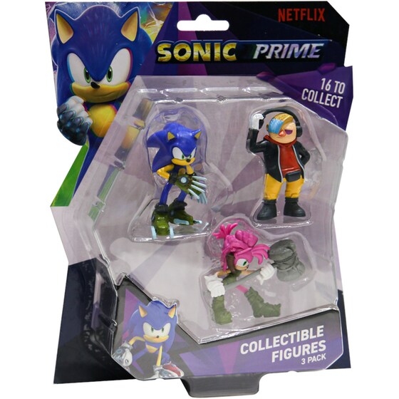 Φιγούρες P.M.I Sonic Prime SON2020 - 6.5cm - (3τμχ τυχαία) image 2