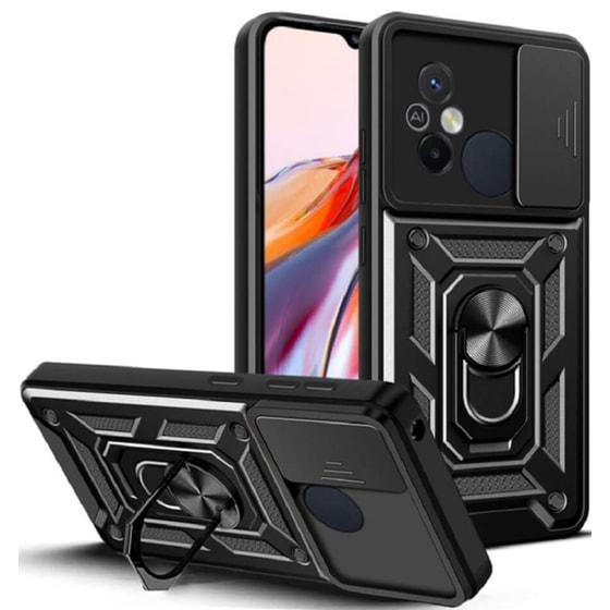 Θήκη Xiaomi Redmi 12C - Bodycell Armor Slide - Μαύρο image 0