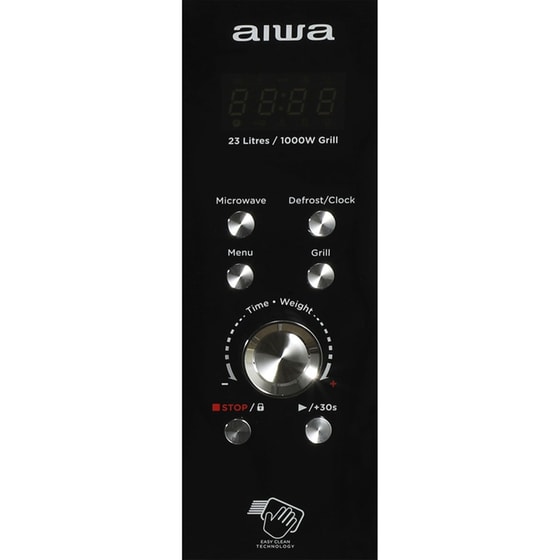 AIWA MW-230DG/BK 23 Lt με Grill Μαύρο Φούρνος Μικροκυμάτων image 2