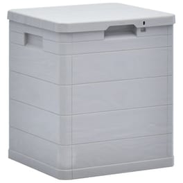 Μπαούλο Αποθήκευσης Κήπου VidaXL Πλαστικό 90 lt. 42.5x44x50 cm - Γκρι